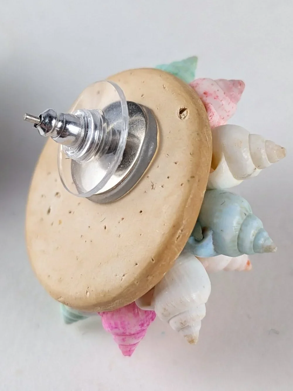Vintage Multicolor Mini Shell Earrings